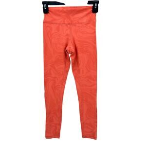 Fleo Orange Swirl Leggings
